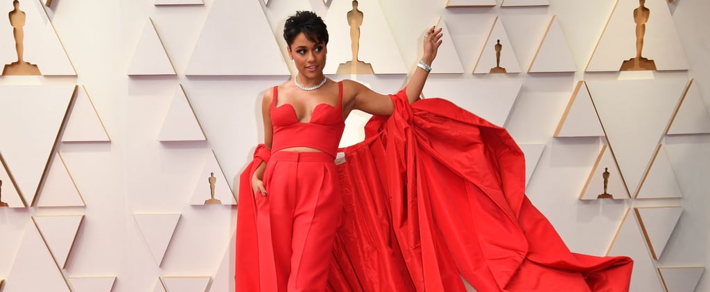 Celebrities Wearing Red at the 2022 Oscars