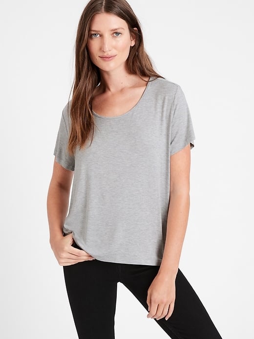 Banana Republic Threadsoft Scoop-Neck T-Shirt