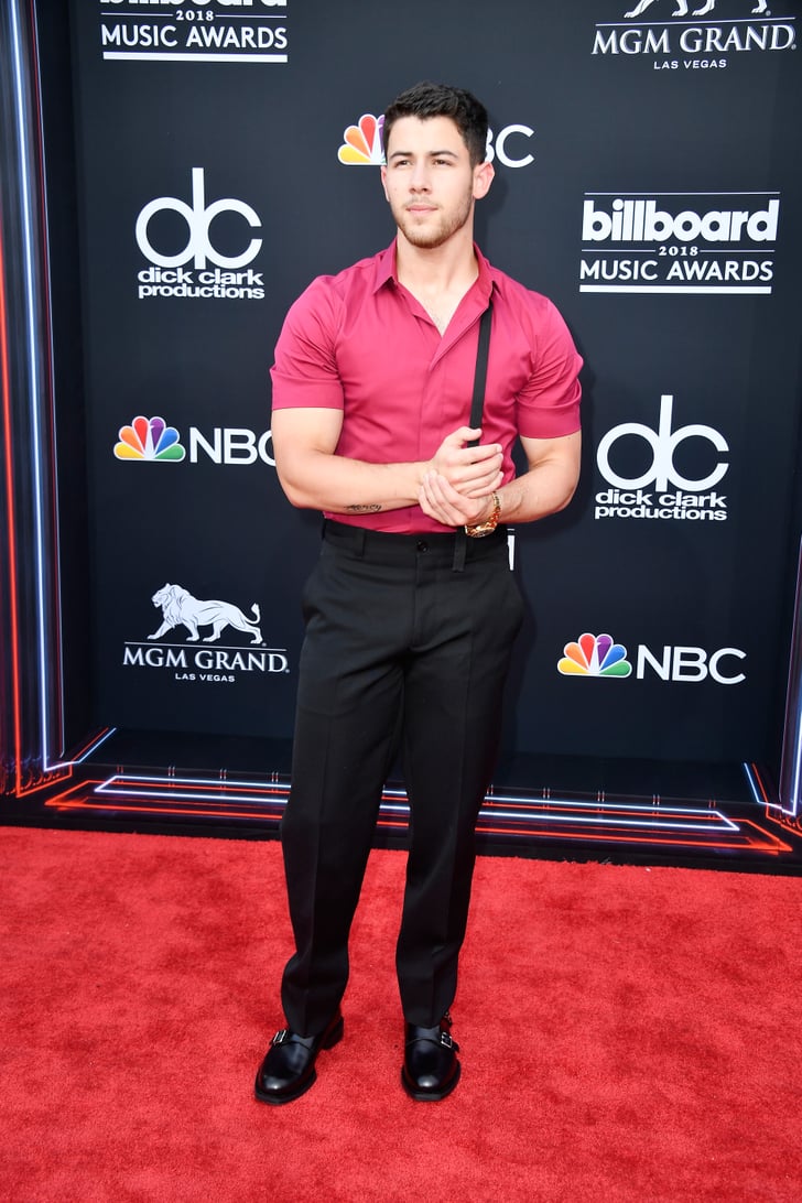 Nick Jonas Billboard Music Awards Red Carpet Dresses 2018 POPSUGAR Fashion Photo 17