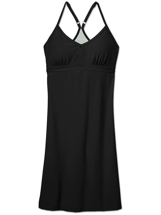 Athleta Shorebreak Black Athletic Beach Swim Dress