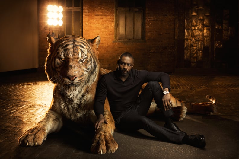 Idris Elba with Shere Khan