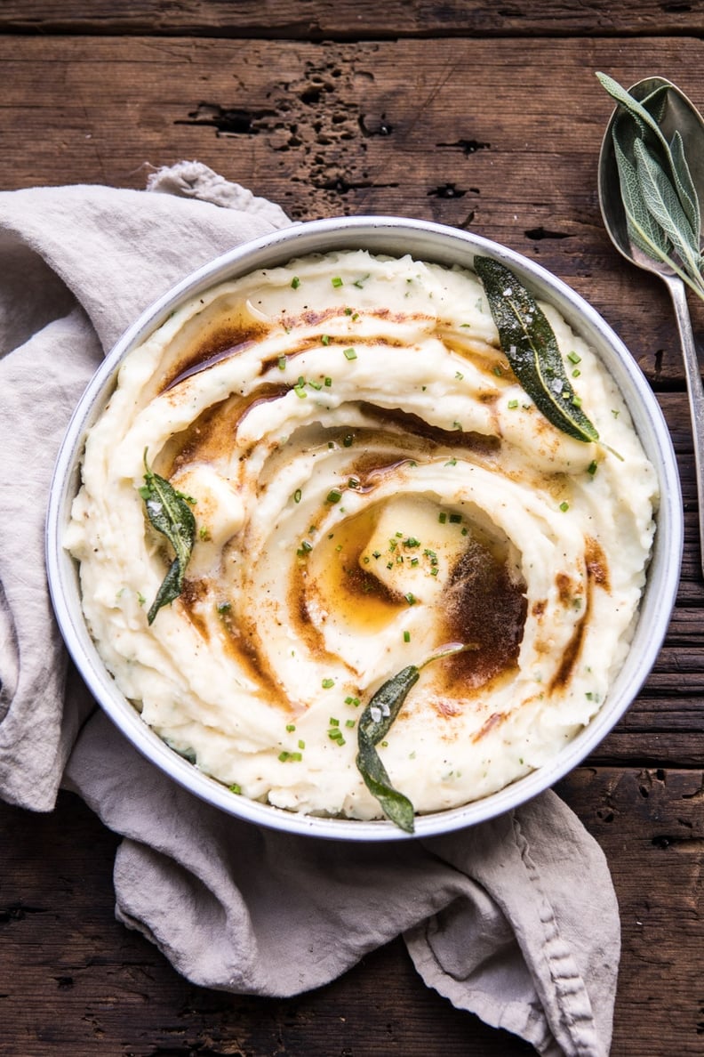 Unique Thanksgiving Side Dish: Buttery Herbed Mashed Potatoes