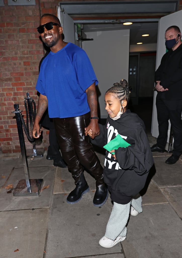 North West's Cornrows Hairstyle With Braided Double Buns
