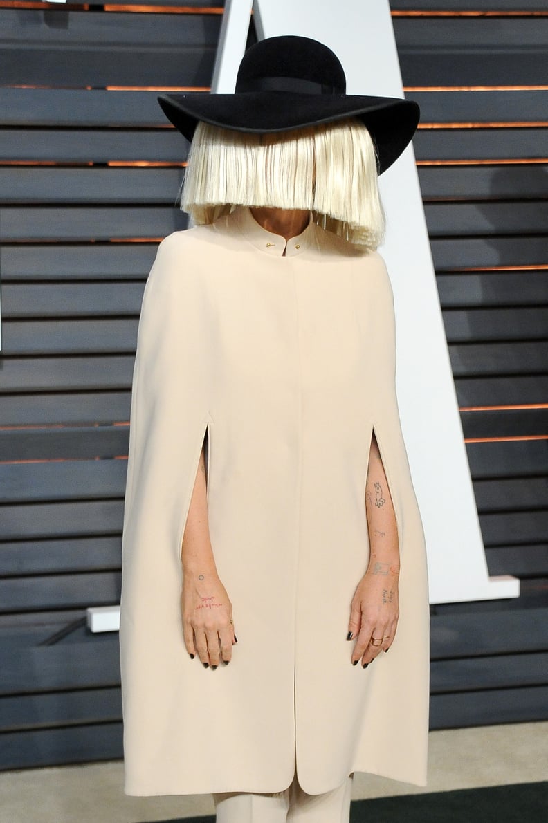 Sia at the Vanity Fair Oscars Party