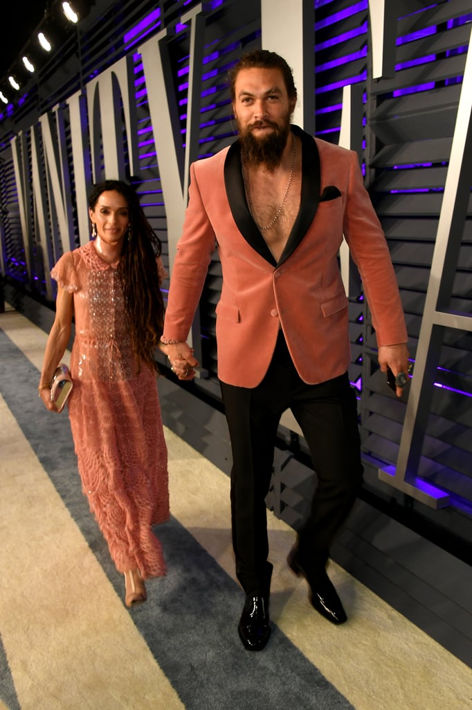 Jason Momoa And Lisa Bonet At The 2019 Oscars Popsugar Celebrity