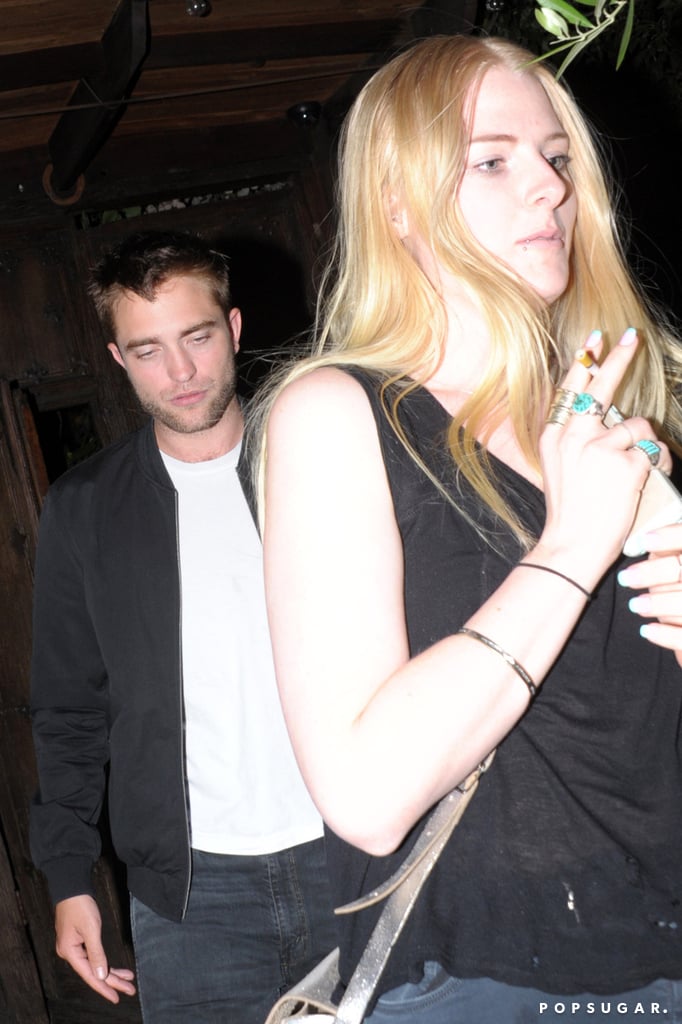 Robert Pattinson Dines at The Little Door in LA