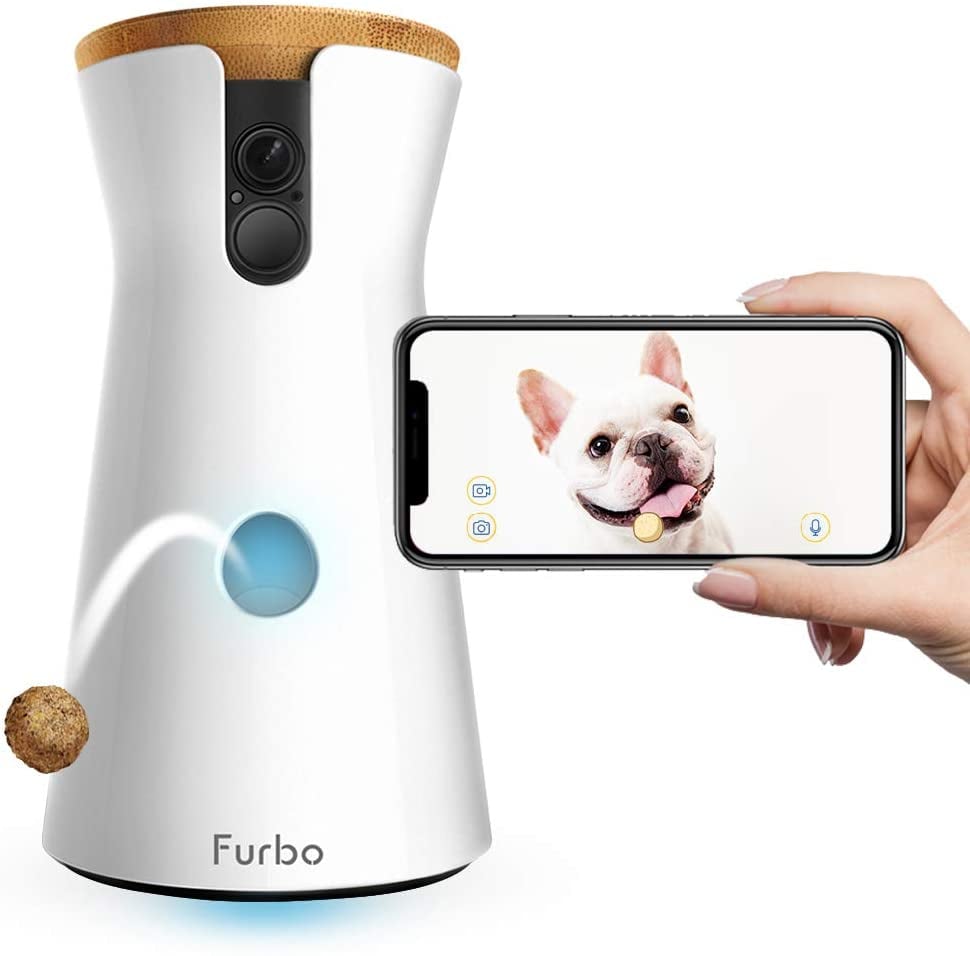 Pet Tech: Furbo Dog Camera: Treat Tossing, Full HD Wifi Pet Camera