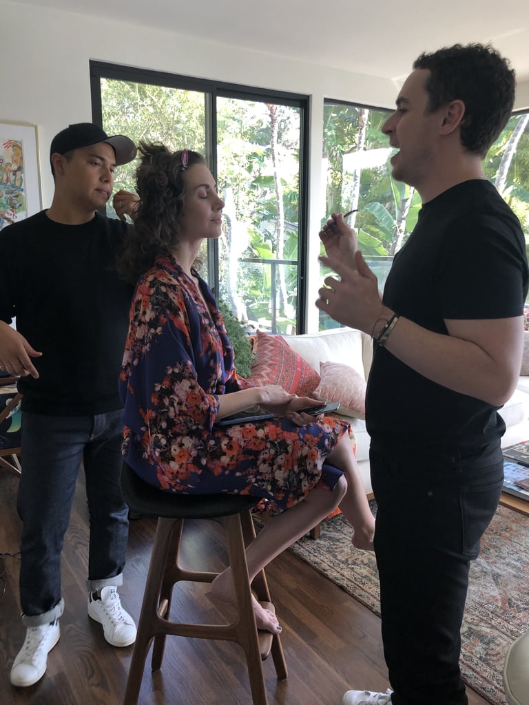 Alison Brie with Her Team