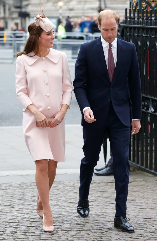 Kate gave Prince William a loving look as they arrived for a March service at Westminster Abbey in London.