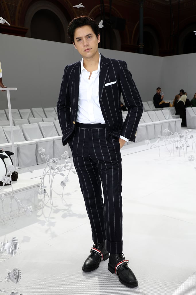 Cole Sprouse at the Thom Browne Paris Fashion Week Show
