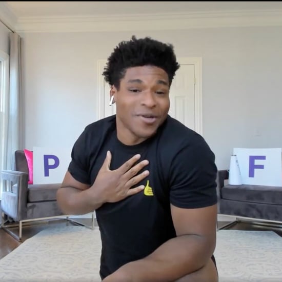 Cheer's Jerry Harris's Planet Fitness Workout Class | Video