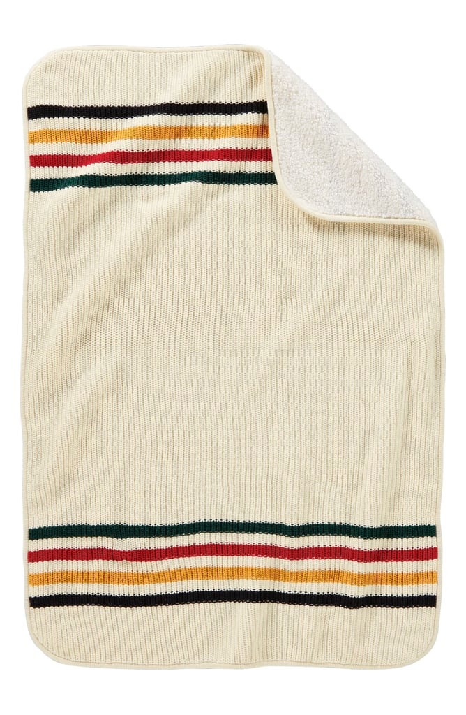 Pendleton Knit Sherpa Baby Blanket The Best GenderNeutral Baby