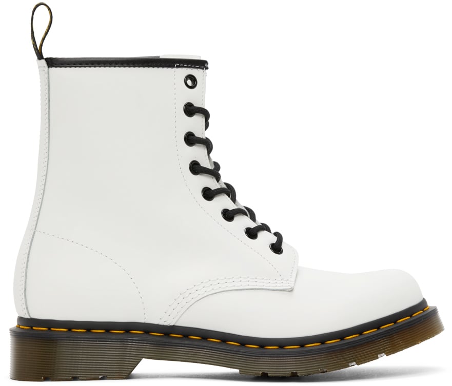 dr martens 1460 womens white size 8