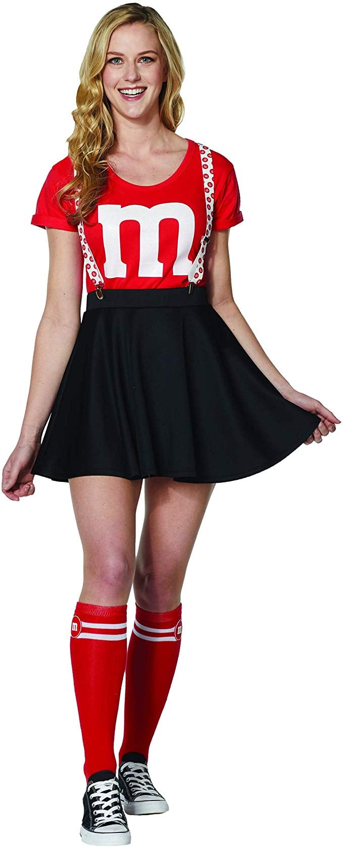 Red M M Costume Kit With Suspenders The Best 2019 Halloween