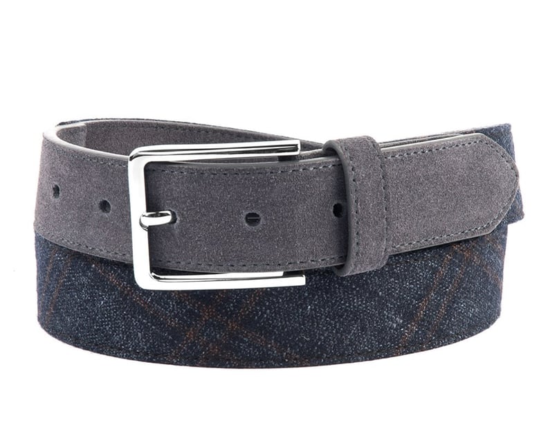 The Tie Bar Stevenson Plaid Belt