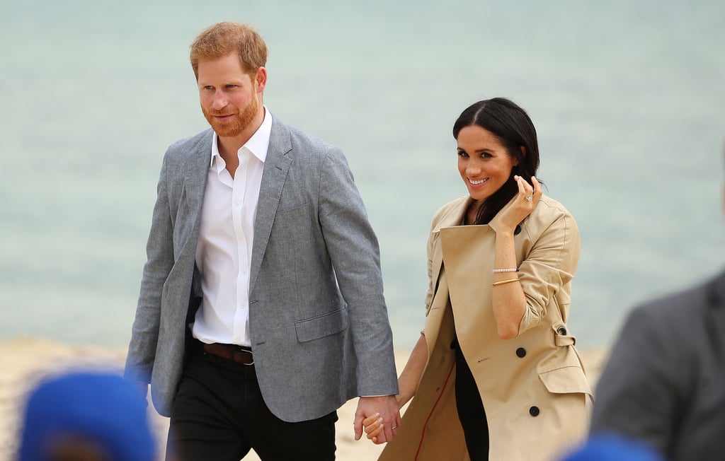 Meghan Markle Black Club Monaco Dress on the Beach 2018