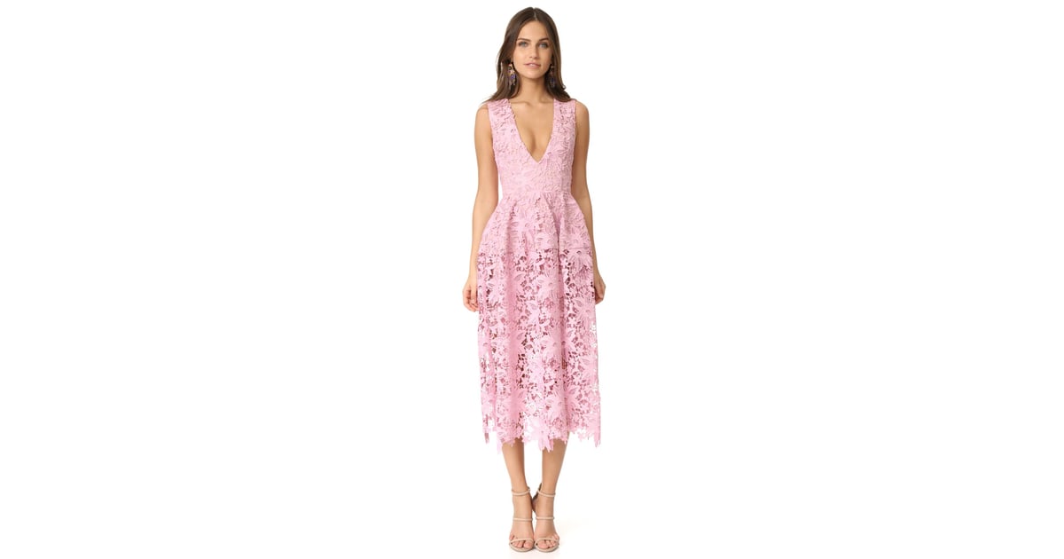 Nicholas Bellflower Deep-V Ball Dress | Pink Dresses | POPSUGAR Fashion ...