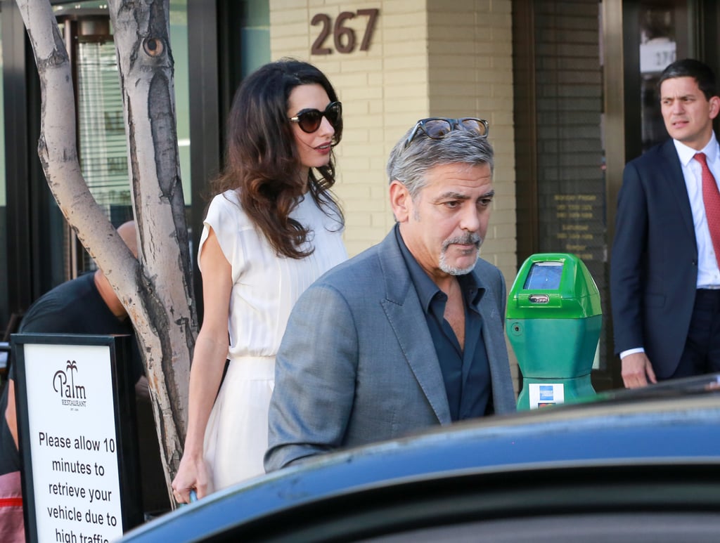 George and Amal Clooney Out in LA October 2015