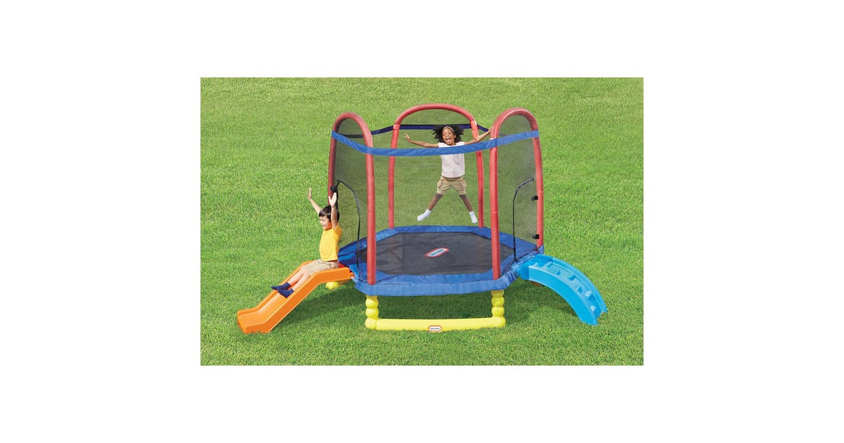 little tikes trampoline with swing