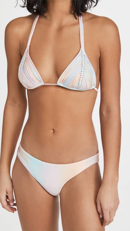 PQ Swim Isla Braided Triangle Bikini Top