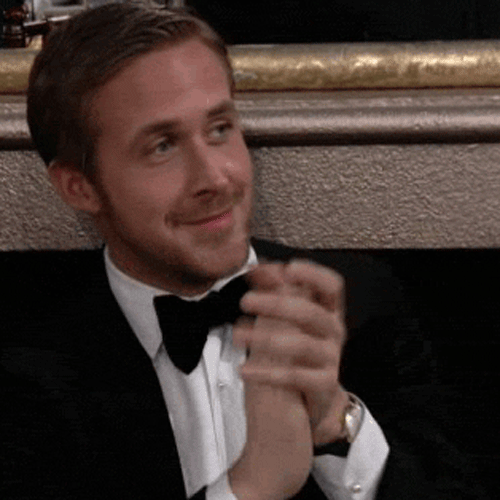 The Happy Clap Ryan Gosling GIFs POPSUGAR Love & Sex Photo 14