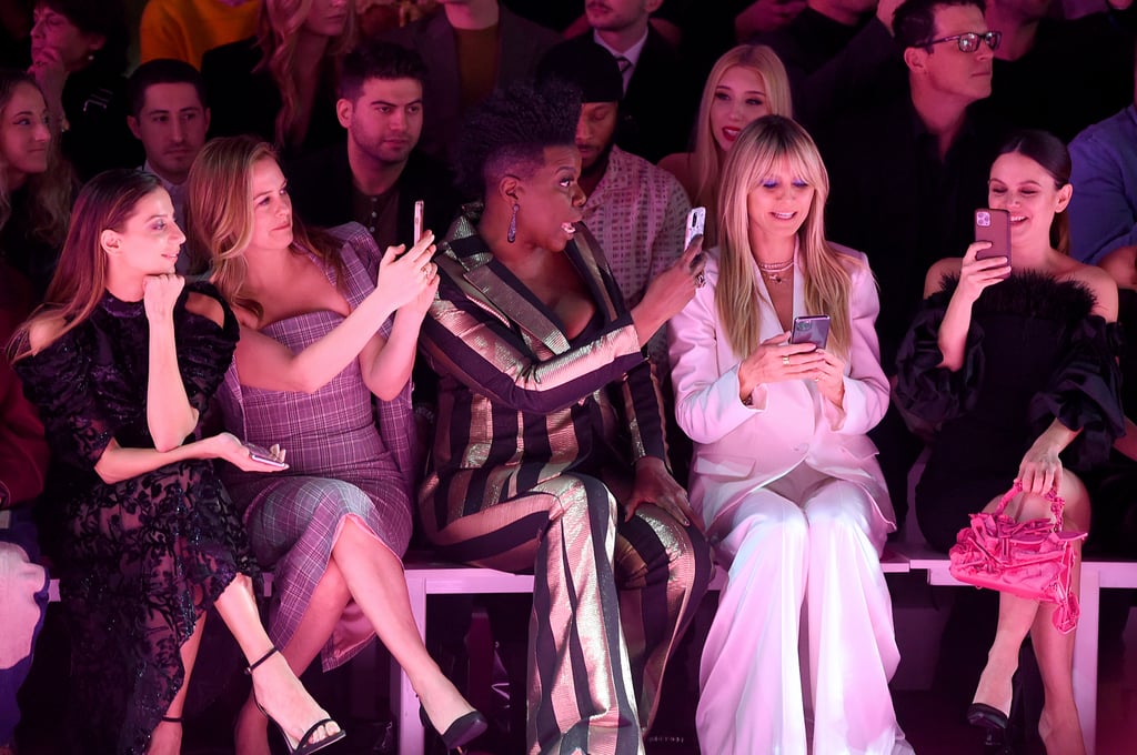 Leslie Jones Hypes Up Coco Rocha at Christian Siriano NYFW