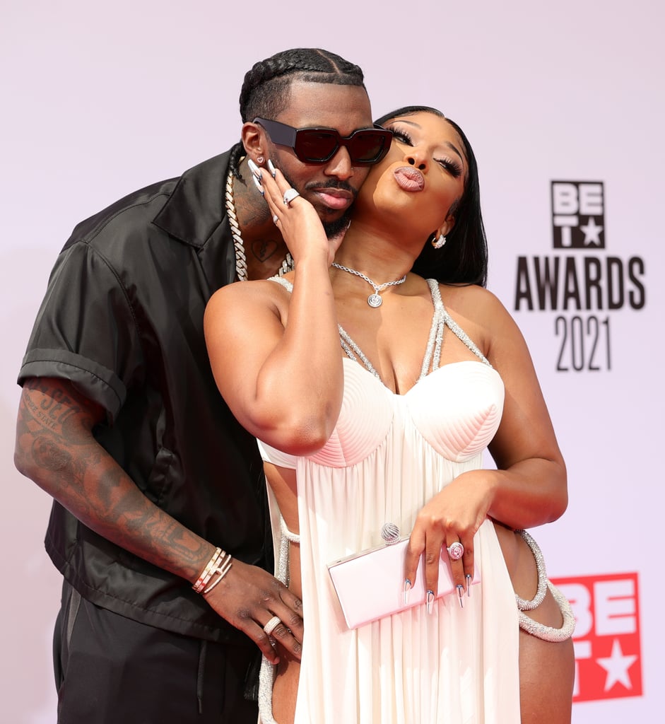 Megan Thee Stallion and Pardi Fontaine at BET Awards Photos