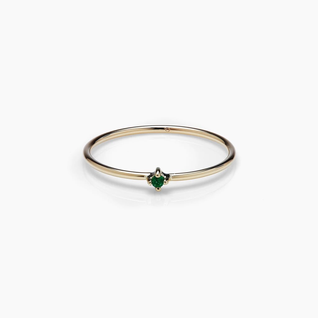 Otiumberg Emerald Bamboo Ring