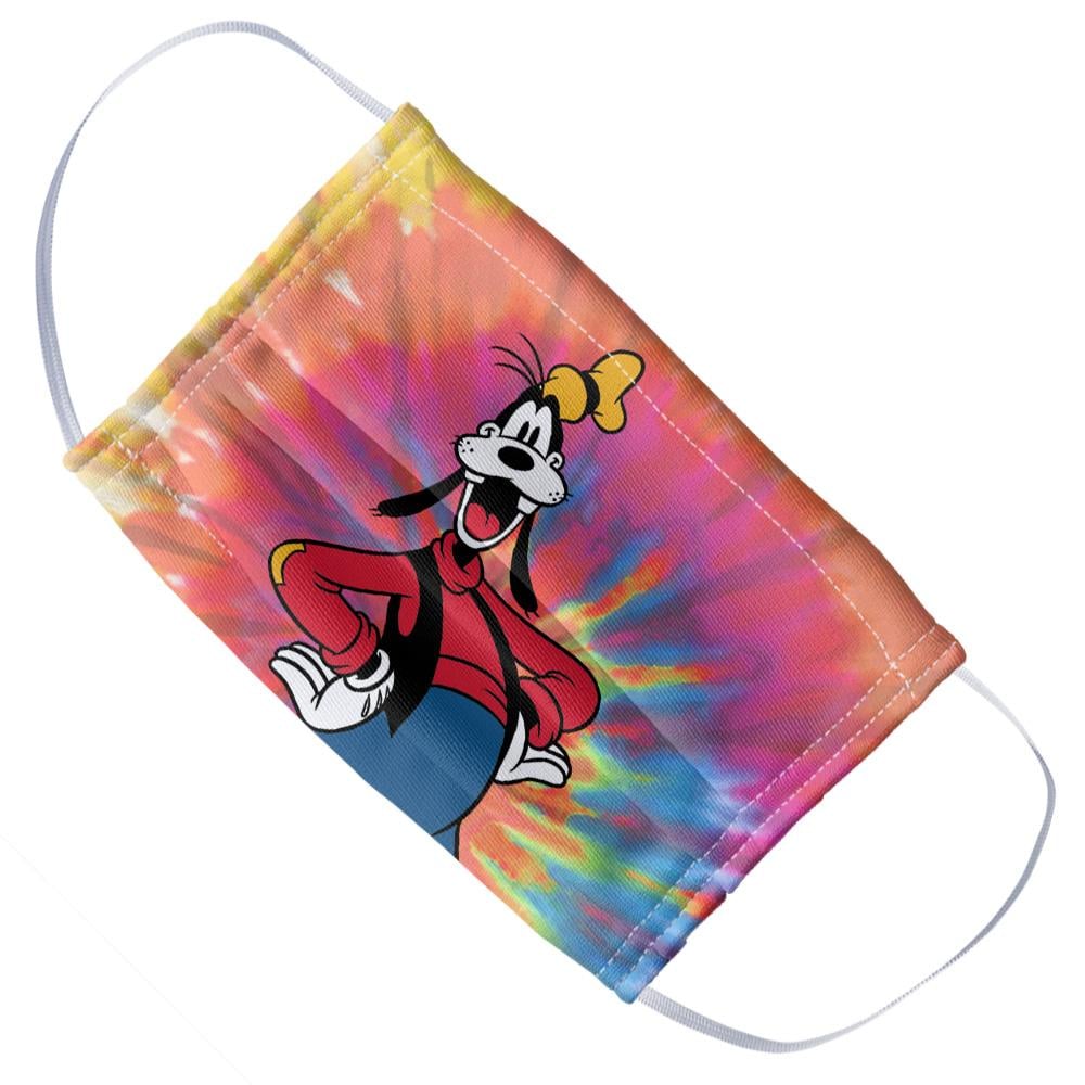 Goofy Tie Dye Cloth Face Mask