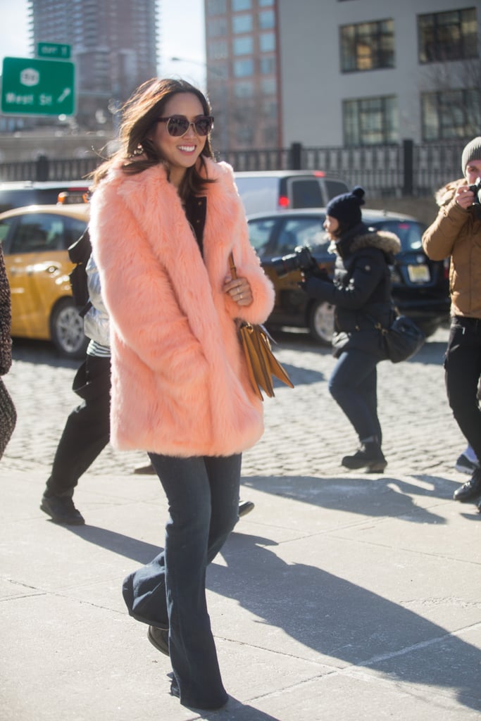 Street Style Coats at New York Fashion Week Fall 2015 | POPSUGAR Fashion