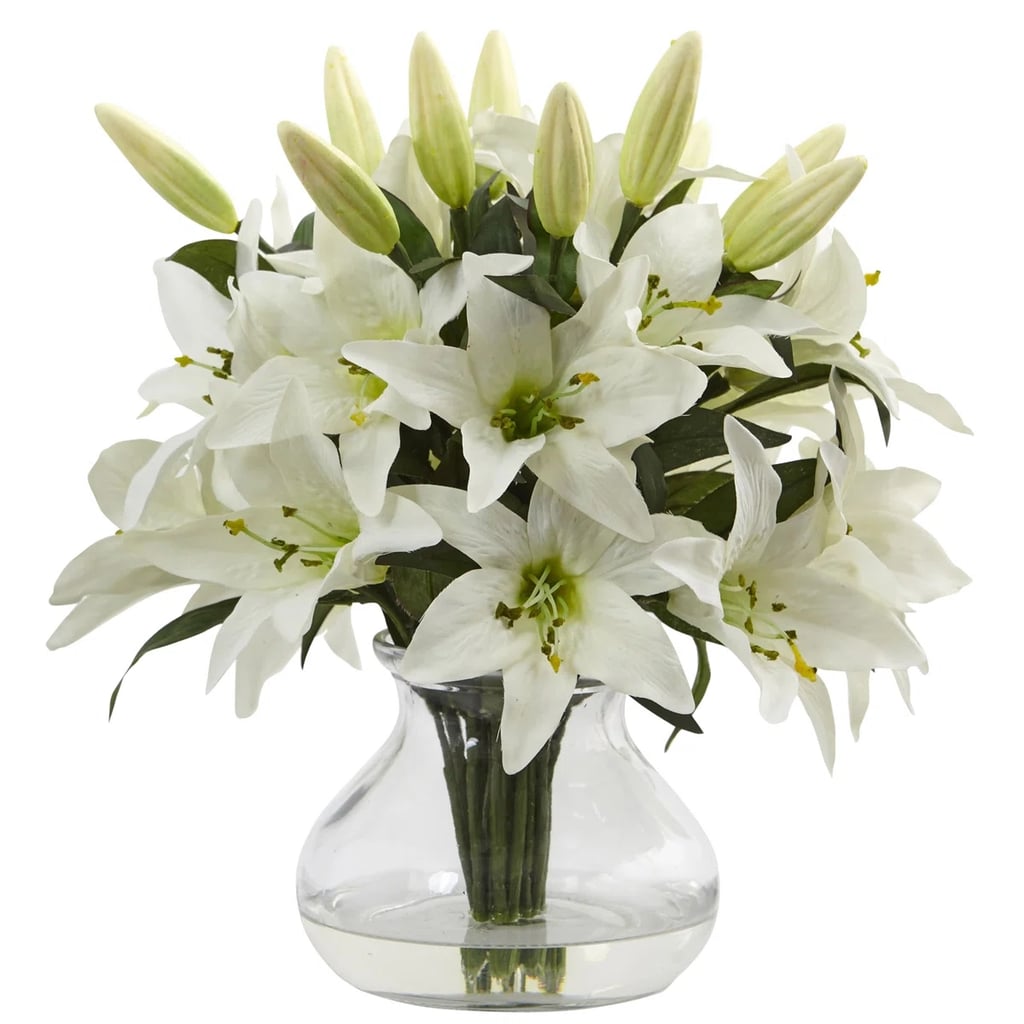Charilton Home Lilies Arrangement in Vase