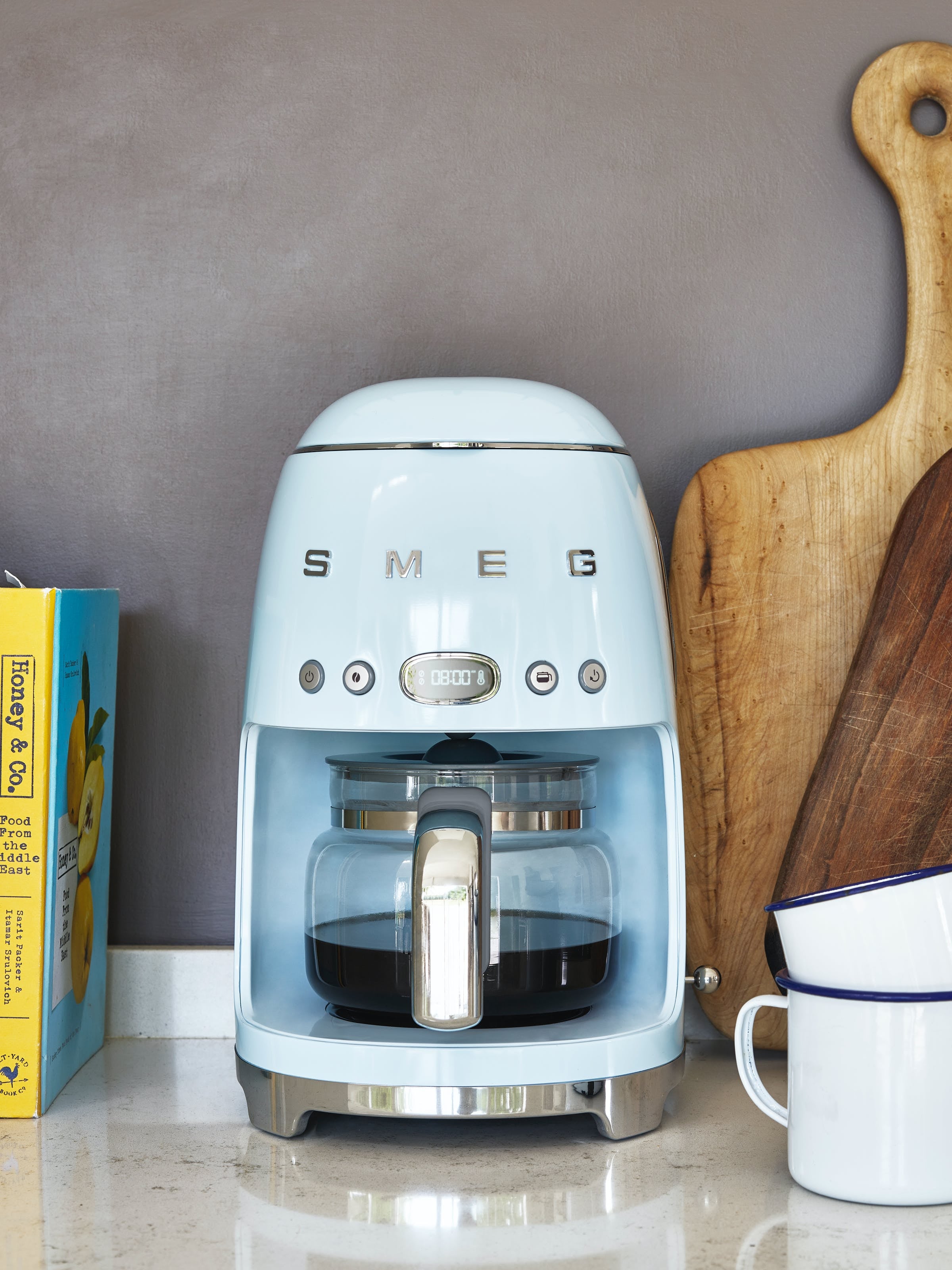  SMEG 7 CUP Kettle (Pastel Blue): Home & Kitchen