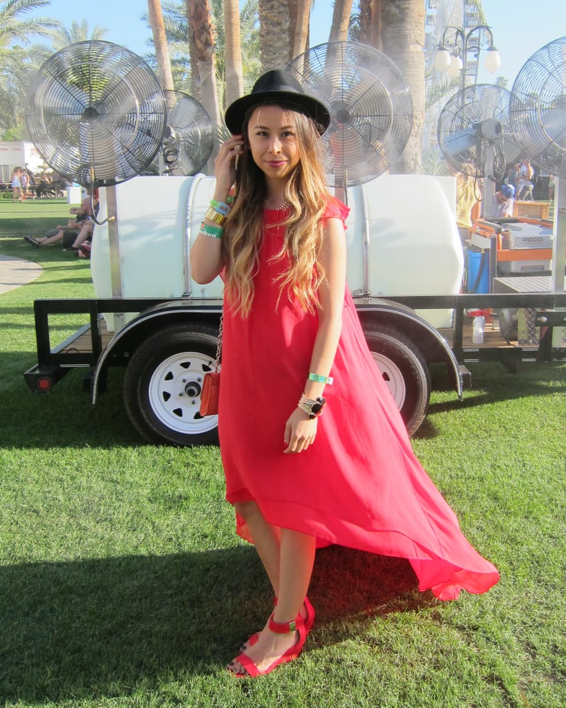 Ashley Weston was caught in the perfect breezy moment in her flowy BCBG Max Azria maxi dress and Prabal Gurung For Target sandals.
Source: Chi Diem Chau