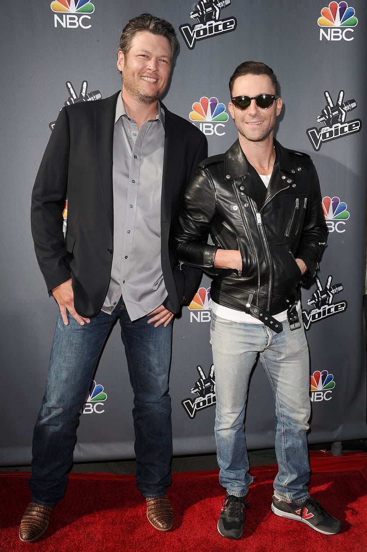 Blake Shelton = 6'5", Adam Levine = 5'11" | Male Celebrity Heights