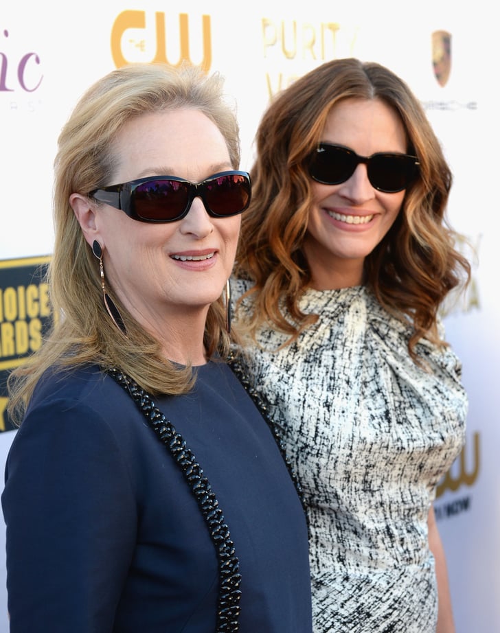 Julia Roberts at the Critics' Choice Awards 2014 POPSUGAR Celebrity