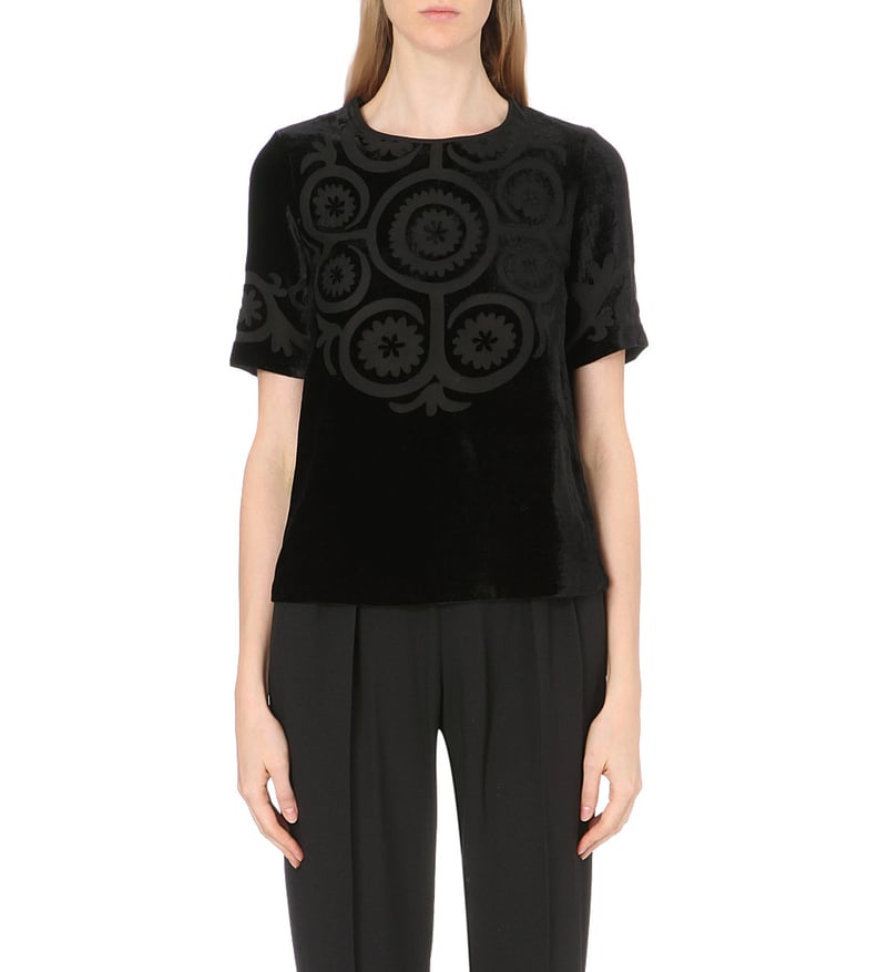 Max Mara Studio Zuai Velvet Top