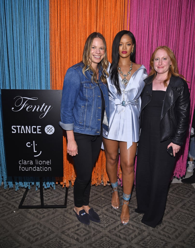 Rihanna at Fenty x Stance Event in NYC June 2018