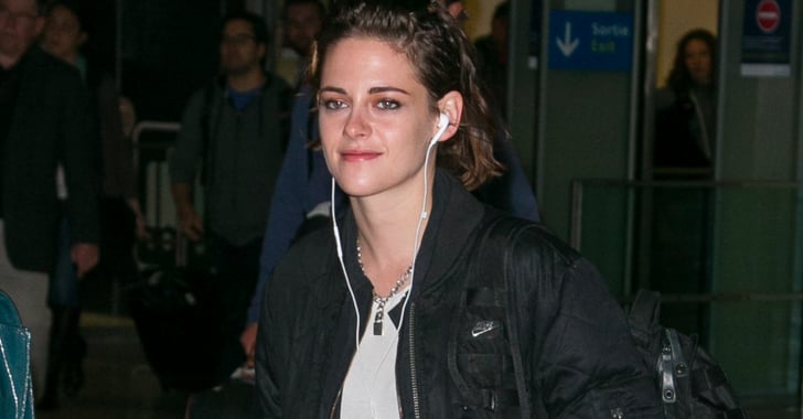 Kristen Stewart at the Airport in Paris Pictures | POPSUGAR Celebrity