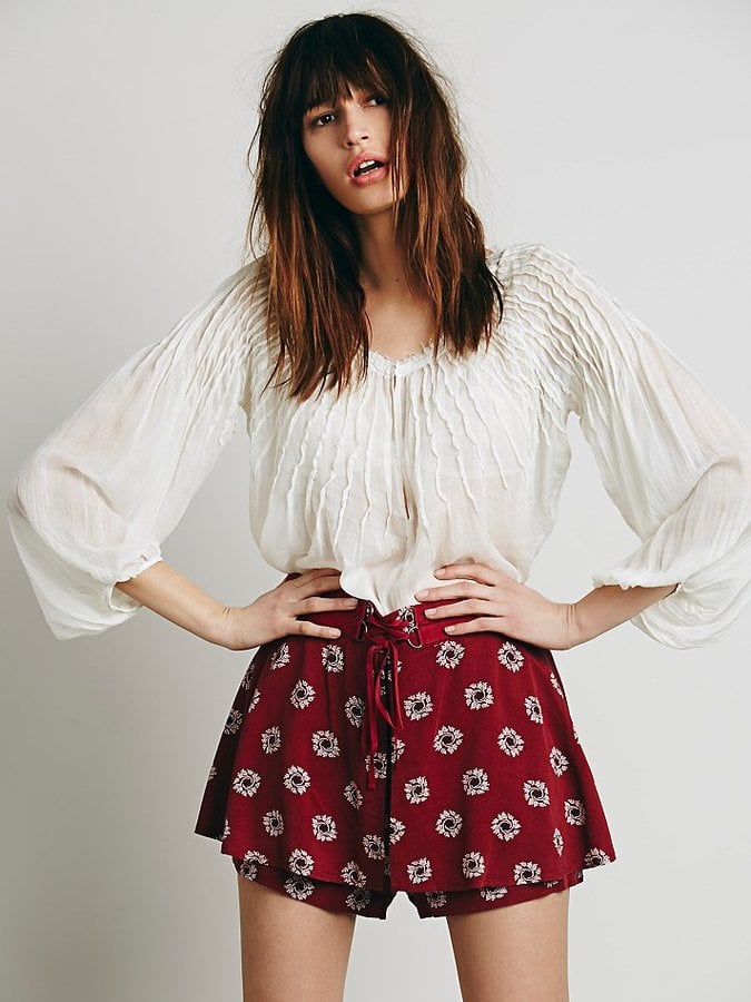Free People Guinevere Print Skort
