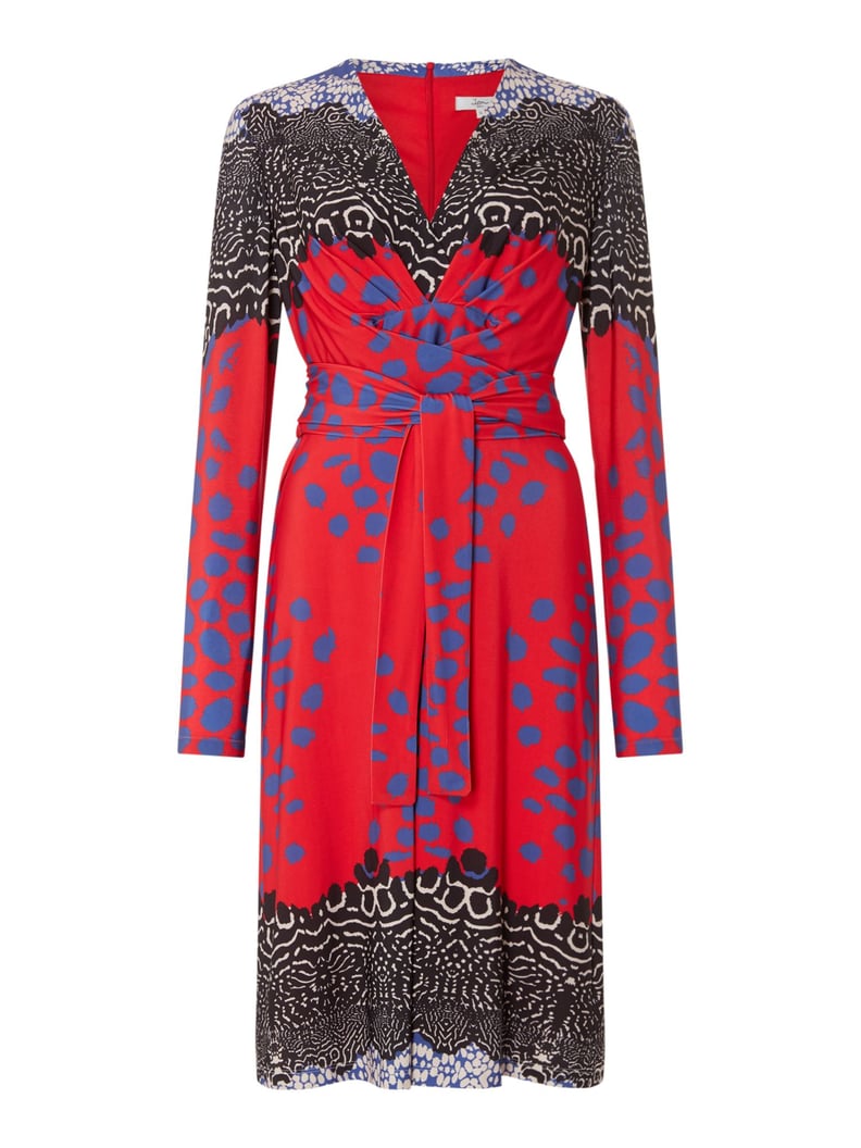 Issa Kate Tie Printed Wrap Dress