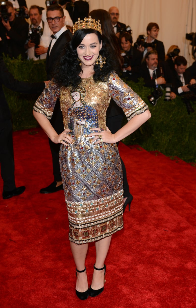 Katy Perry's 2013 Met Gala Outfit Featured Religious Iconography