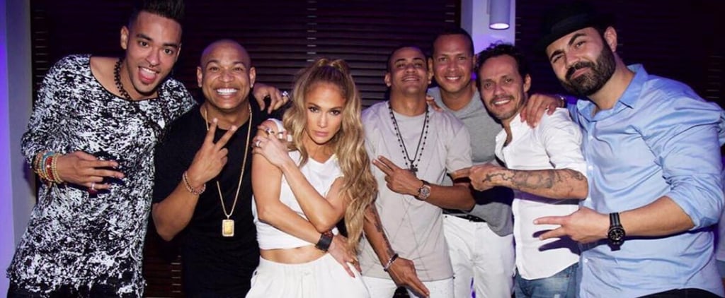 Jennifer Lopez and Alex Rodriguez Party With Marc Anthony