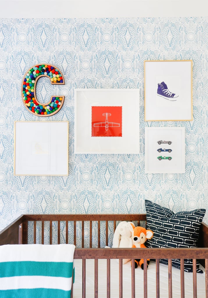 The art on the gallery wall was selected to reflect the family. While Brooke concedes that she may not have selected each print individually, she loved the way they all came together.