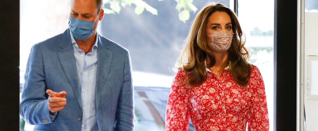 Kate Middleton's Red Dress at Muslim Centre and Beigel Bake