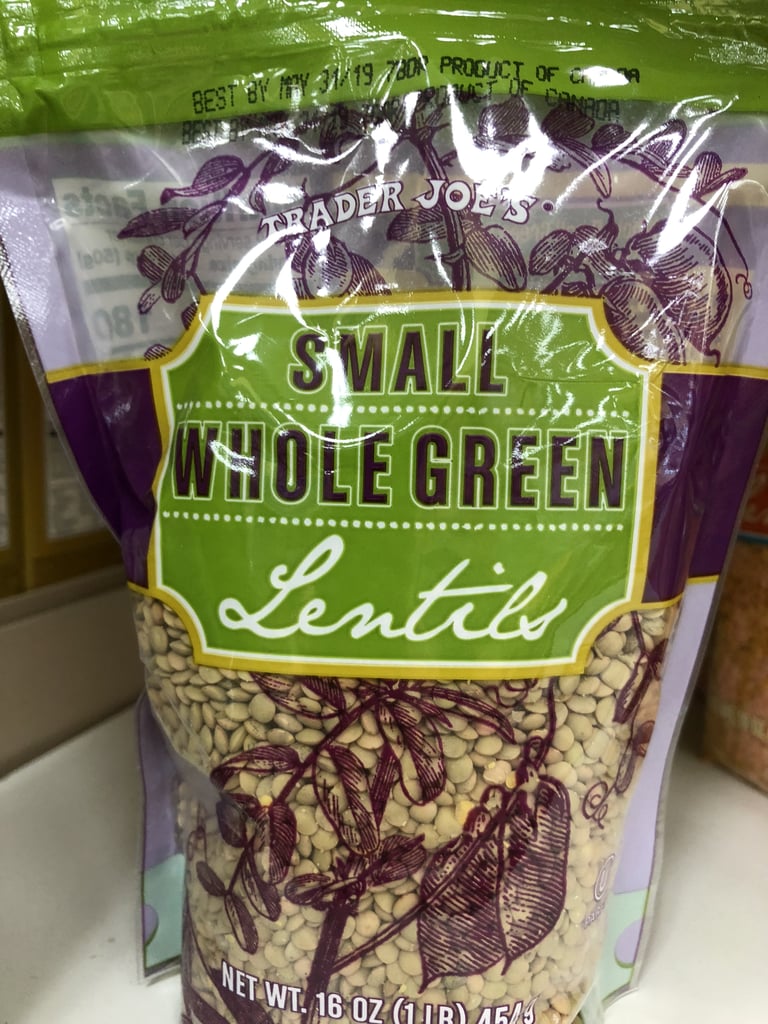 Trader Joe's Dry Green Lentils The Best Healthy Snacks at Trader Joe