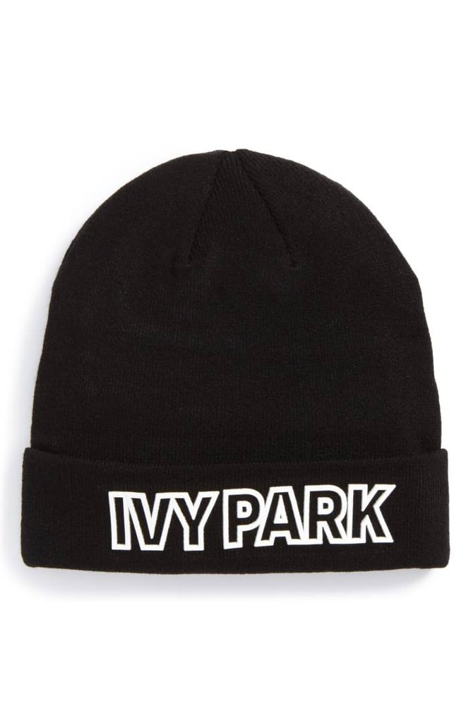 Ivy Park Silicone Logo Beanie