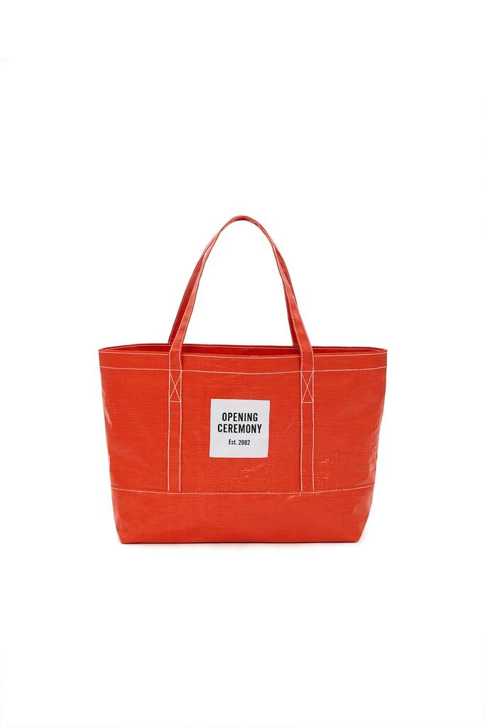 Opening Ceremony Small Orange Glaze Tote Bag