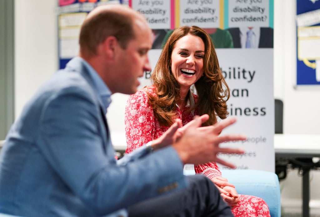 Kate Middleton's Red Dress at Muslim Centre and Beigel Bake