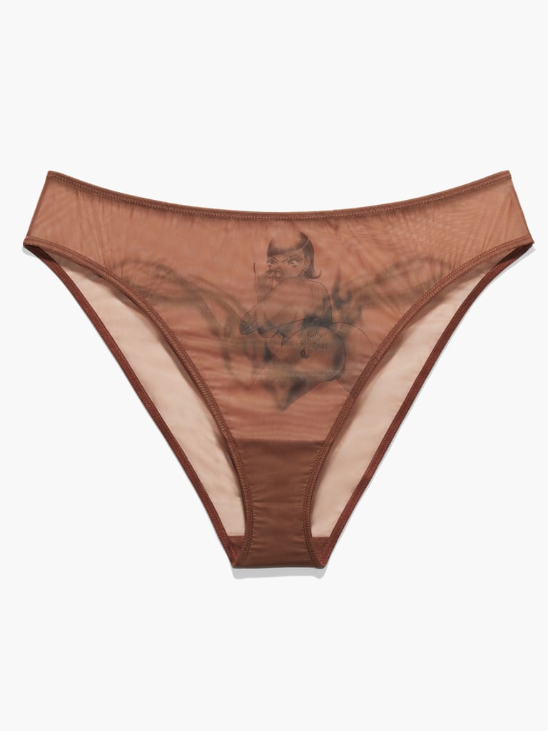Tattooed Tricot High-Leg Bikini