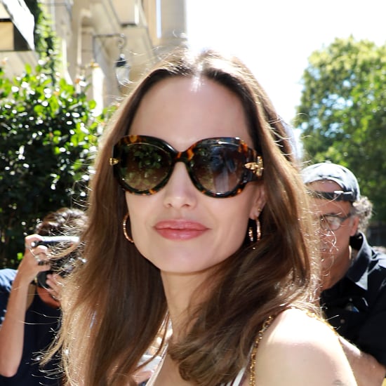 Angelina Jolie Dark Brown Hair Summer